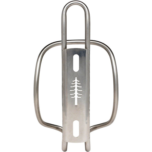 ZigZag Water Bottle Cage - Silver