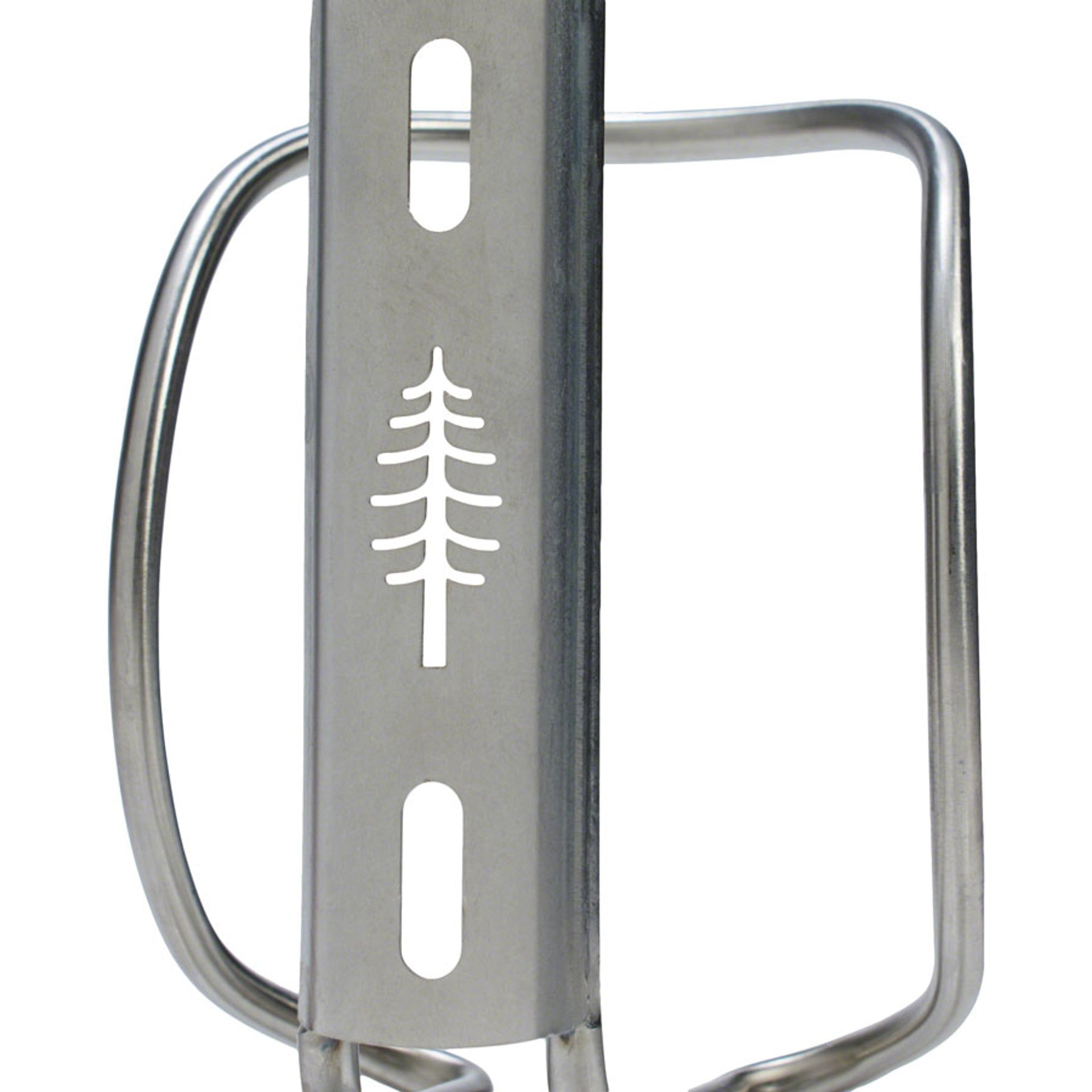 ZigZag Water Bottle Cage - Silver