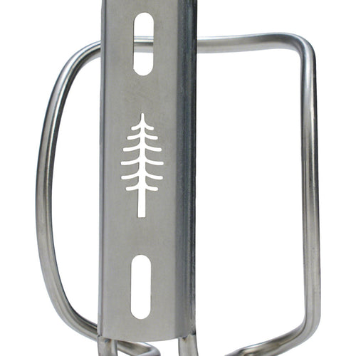 ZigZag Water Bottle Cage - Silver