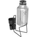 TwoFish Growler QuickCage 64oz Water Bottle Cage: 5.0" outer diameter Bottles (No Bottle included) Vinyl Coated Black