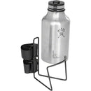 TwoFish Growler QuickCage 64oz Water Bottle Cage: 5.0" outer diameter Bottles (No Bottle included) Vinyl Coated Black