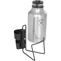 TwoFish Growler QuickCage 64oz Water Bottle Cage: 5.0" outer diameter Bottles (No Bottle included) Vinyl Coated Black