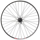 TK535/Deore Front Wheel - 700, QR x 100mm, 6-Bolt, Rim Brake, Black, Clincher, 36H
