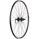 TK535/Deore Rear Wheel - 700, QR x 135mm, 6-Bolt Disc, Rim Brake, HG 10, Black, Clincher, 36H