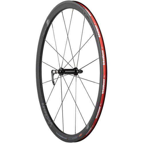 Vision Team 35 Comp SL Wheelset - 700, QR x 100/130mm, Rim Brake, HG 11, Black, Clincher