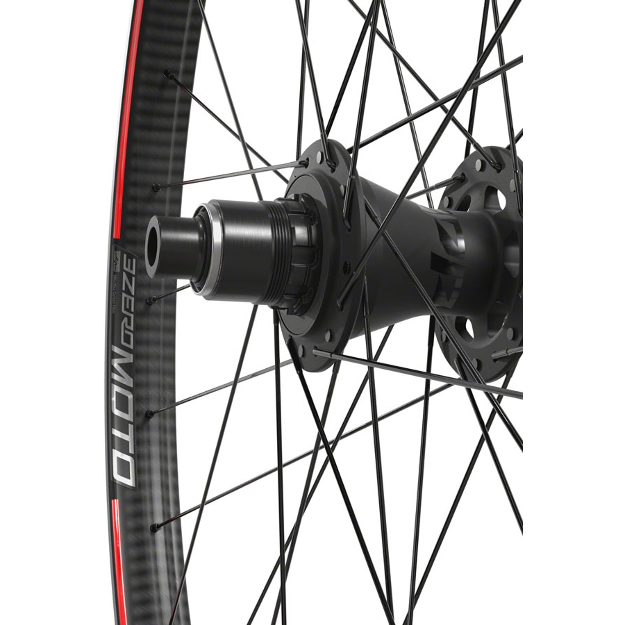 3ZERO MOTO Rear Wheel - 29", 12 x 148mm Boost, 6-Bolt, XD, Slate/Stealth