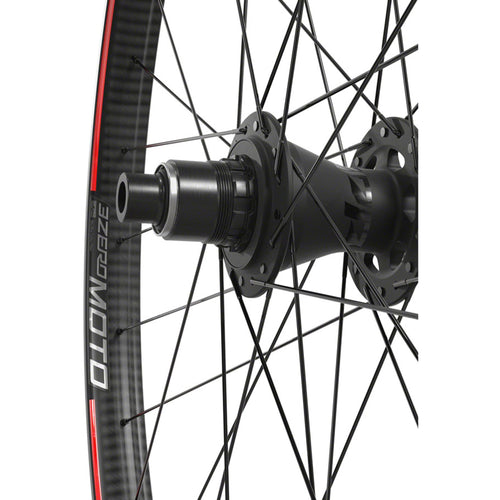 3ZERO MOTO Rear Wheel - 29", 12 x 148mm Boost, 6-Bolt, XD, Slate/Stealth