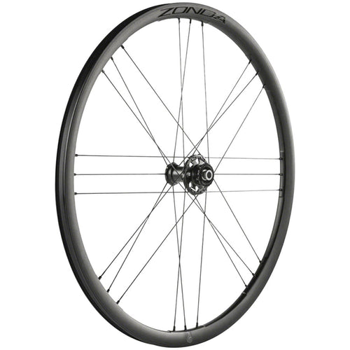 Campagnolo Zonda GT Front Wheel - 700c, 12 x 100mm, Center-Lock, 2-Way Fit, Black