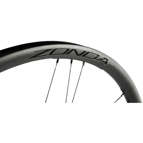 Campagnolo Zonda GT Front Wheel - 700c, 12 x 100mm, Center-Lock, 2-Way Fit, Black