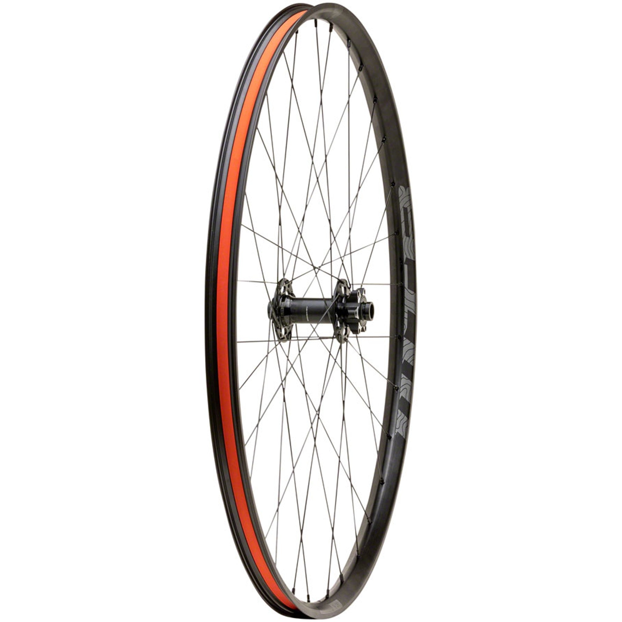 Proterra Light i23 Front Wheel - 700, 12 x 100mm, 6-Bolt, Black, 28H