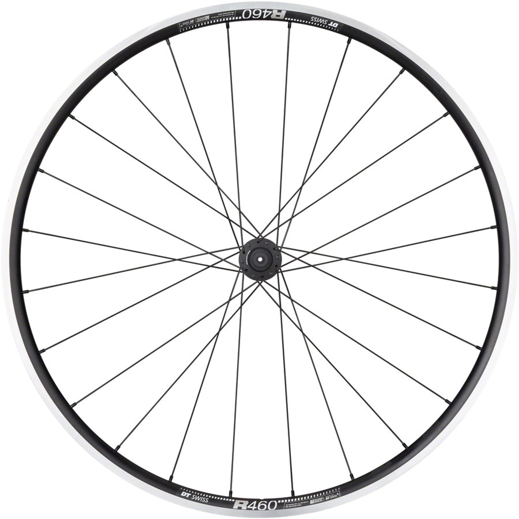 DT 240/DT R460 Front Wheel - 700, QR x 100mm, Rim Brake, Black, 24H