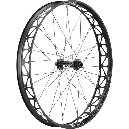 DT Swiss Big Ride 2250 Classic Front Wheel - 26", 15 x 150mm, Center-Lock, Black/White, Clincher