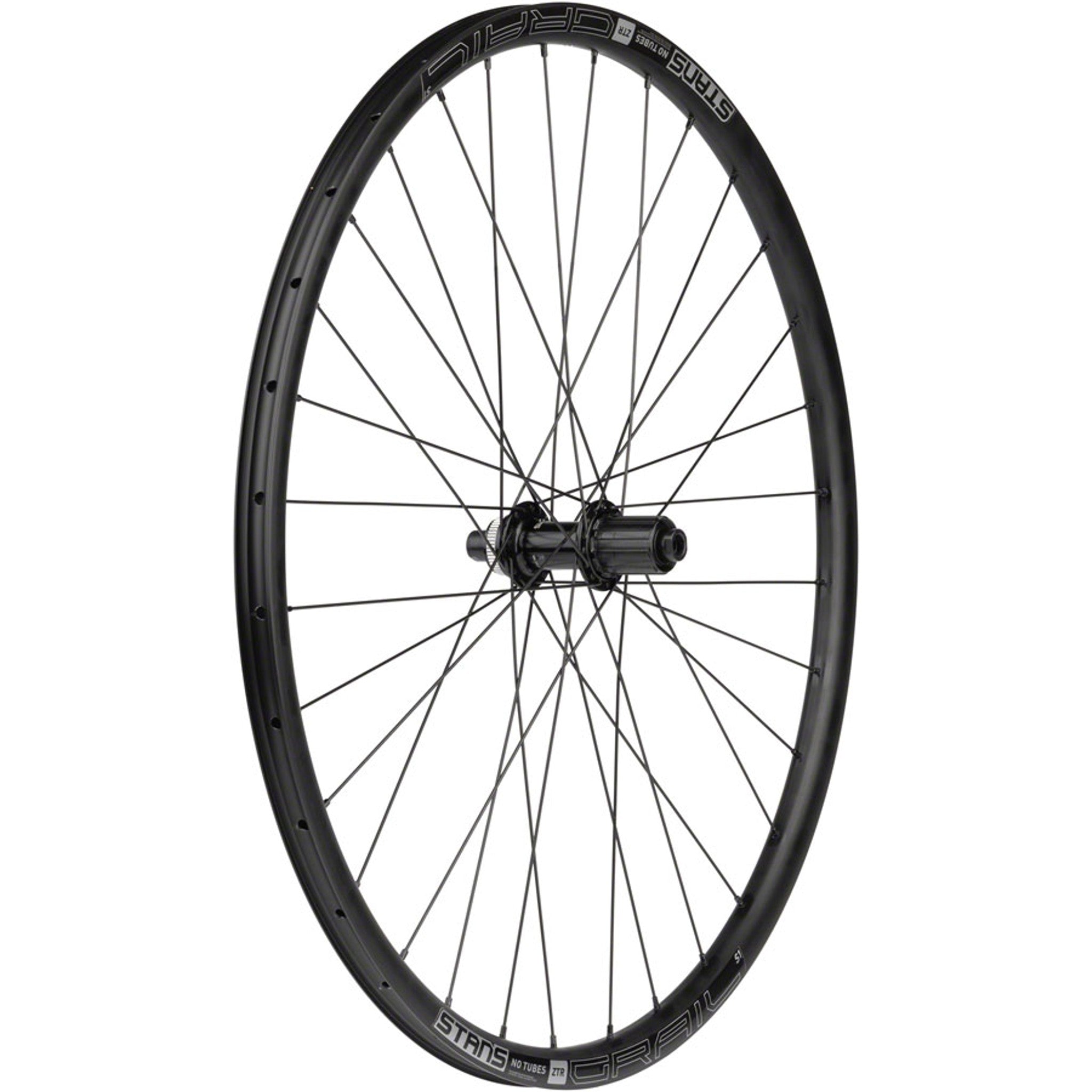 Shimano / Stan's Grail S1 Rear Wheel - 700c, 12 x 142mm, Center-Lock, HG 11 Road, Black