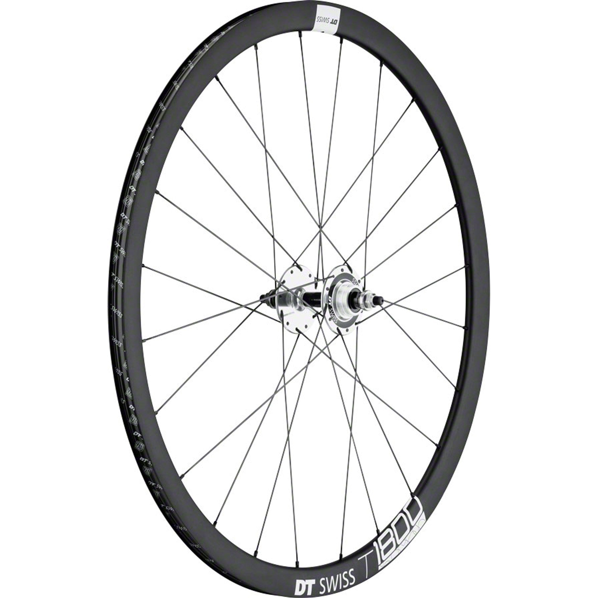 DT Swiss T 1800 Rear Wheel - 700, 10 x 1 x 120mm, Threaded Track, Black