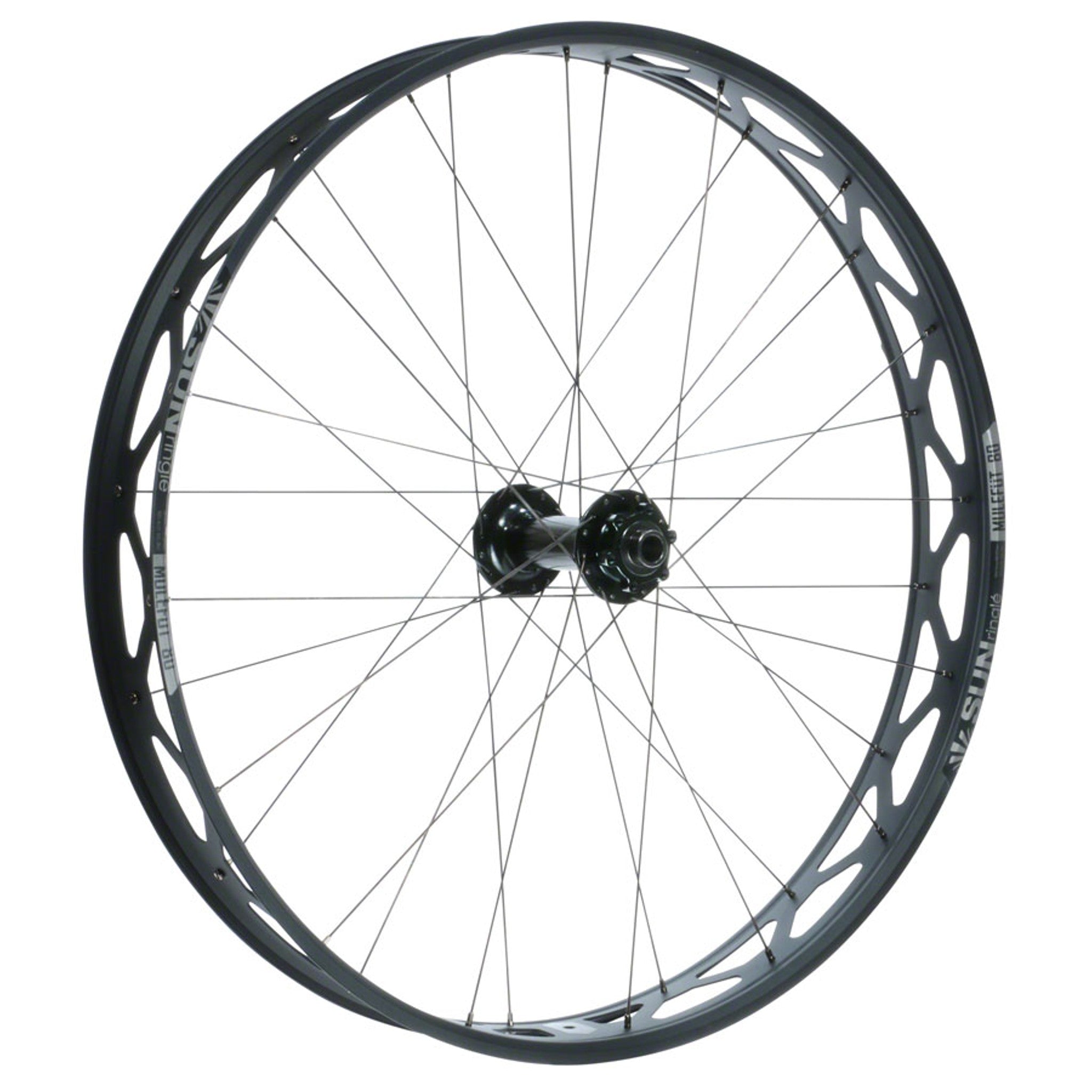 Sun Ringle Mulefut 80SL V2 Front Wheel - 26", 15 x 150mm, 6-Bolt, Black