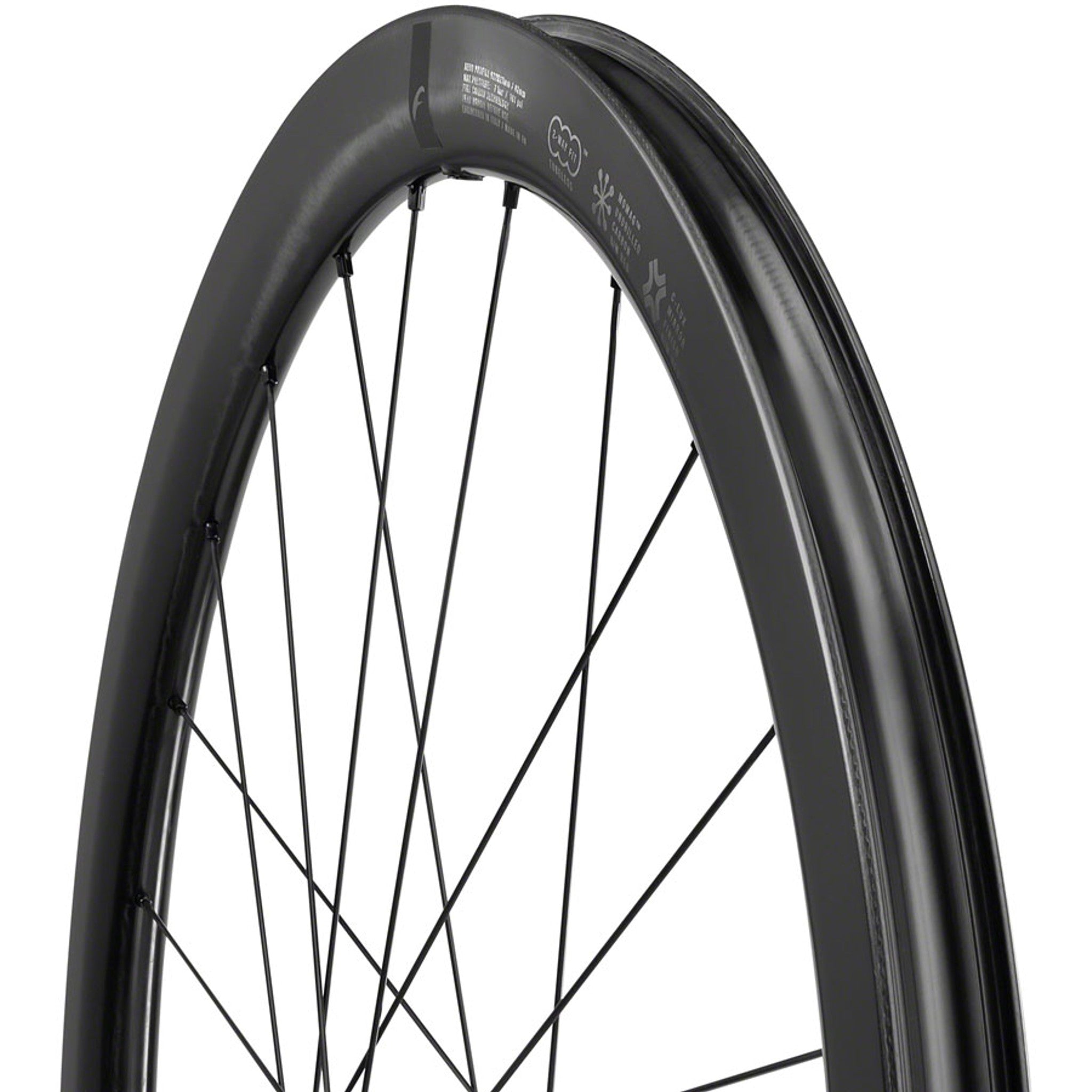 Fulcrum WIND 42 Front Wheel - 700, 12 x 100mm, Center-Lock, Black