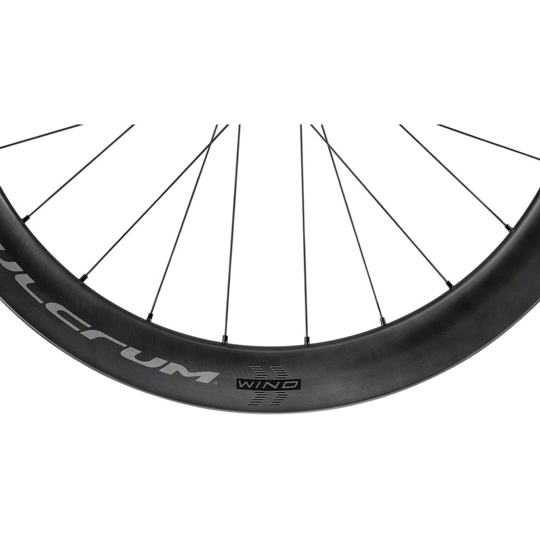 Fulcrum WIND 57 Front Wheel - 700, 12 x 100mm, Center-Lock, Black