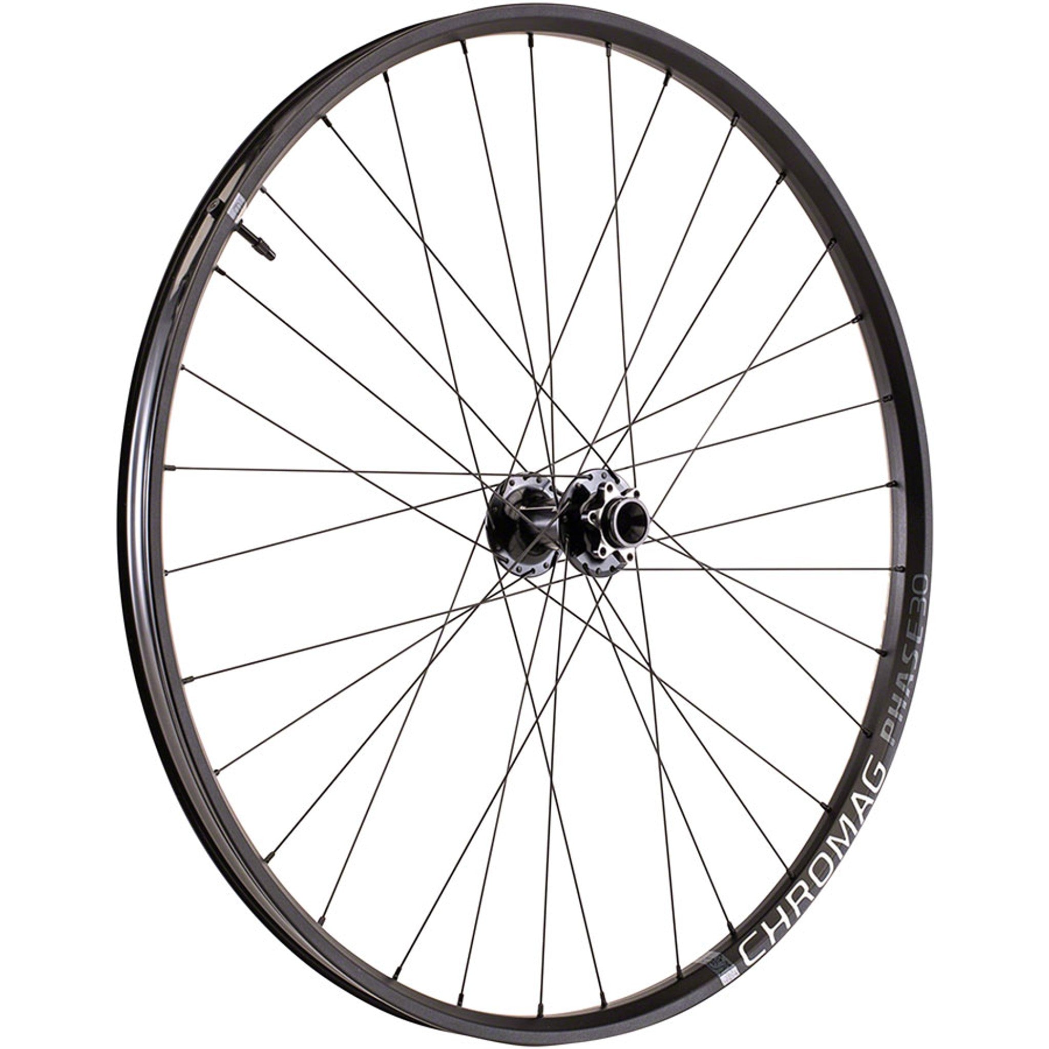 Chromag Phase30 Front Wheel - 29", 15 x 110mm, 6-Bolt, Black