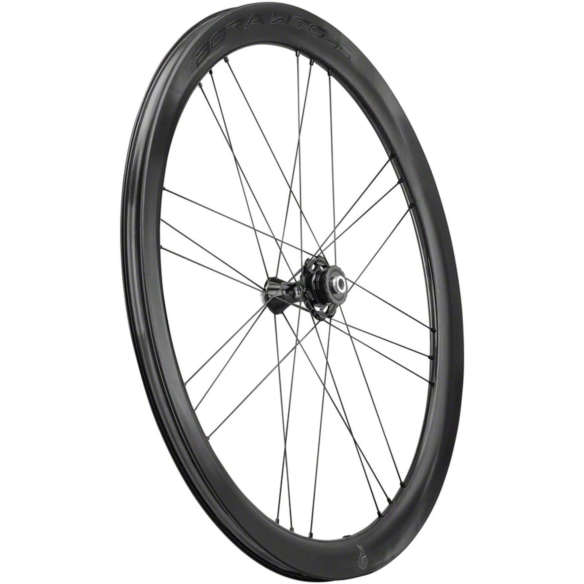 Campagnolo Bora WTO 45 C23 Front Wheel - 700c, QR x 100mm, Center-Lock, 2-Way Fit, Carbon