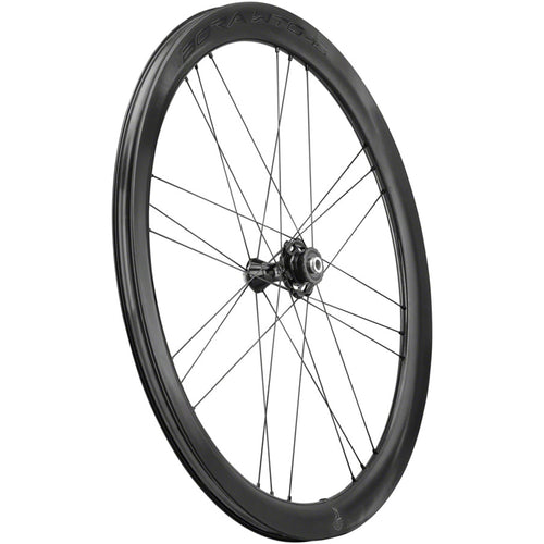 Campagnolo Bora WTO 45 C23 Front Wheel - 700c, QR x 100mm, Center-Lock, 2-Way Fit, Carbon