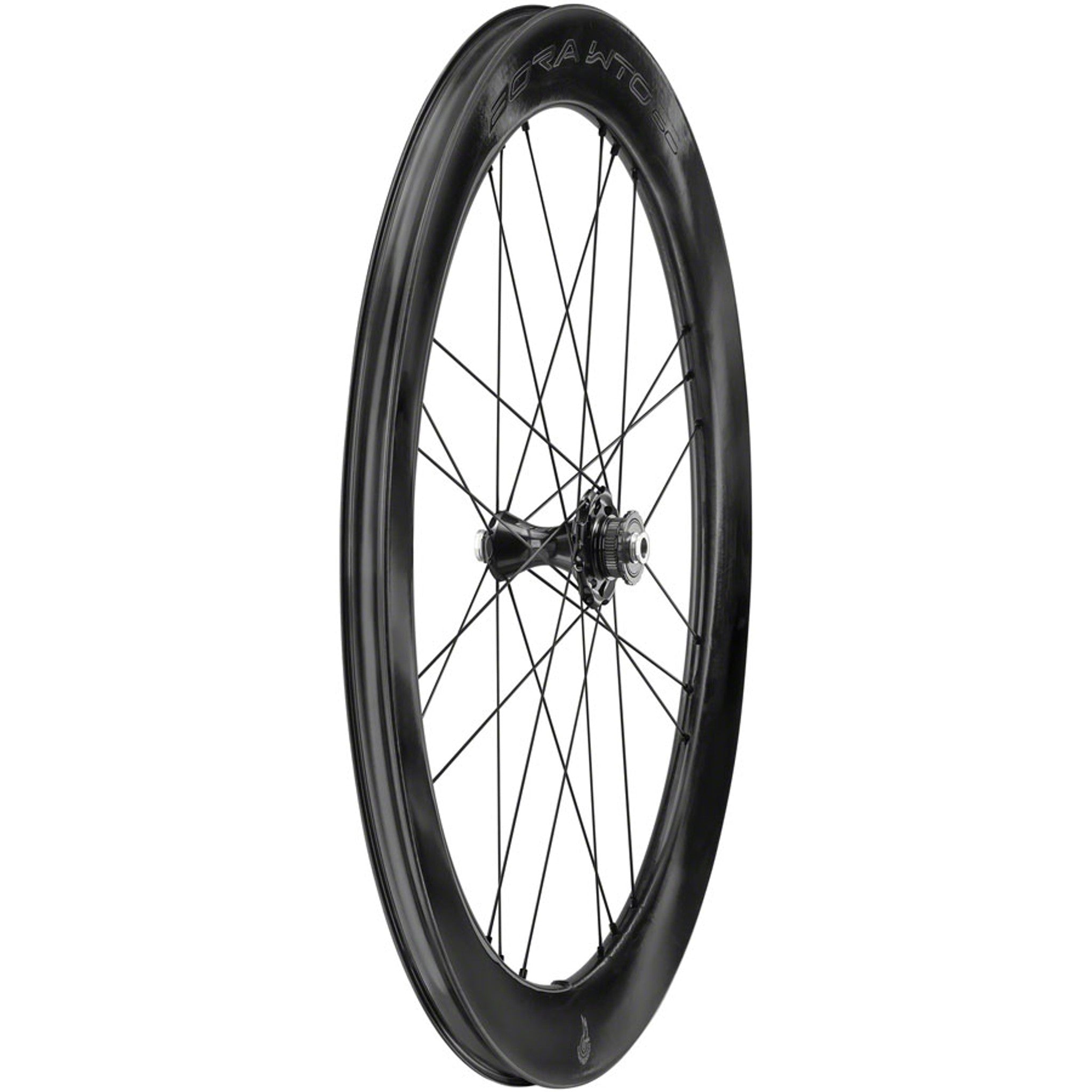 Campagnolo Bora WTO 60 C23 Front Wheel - 700c, QR x 100mm, Center-Lock, 2-Way Fit, Carbon
