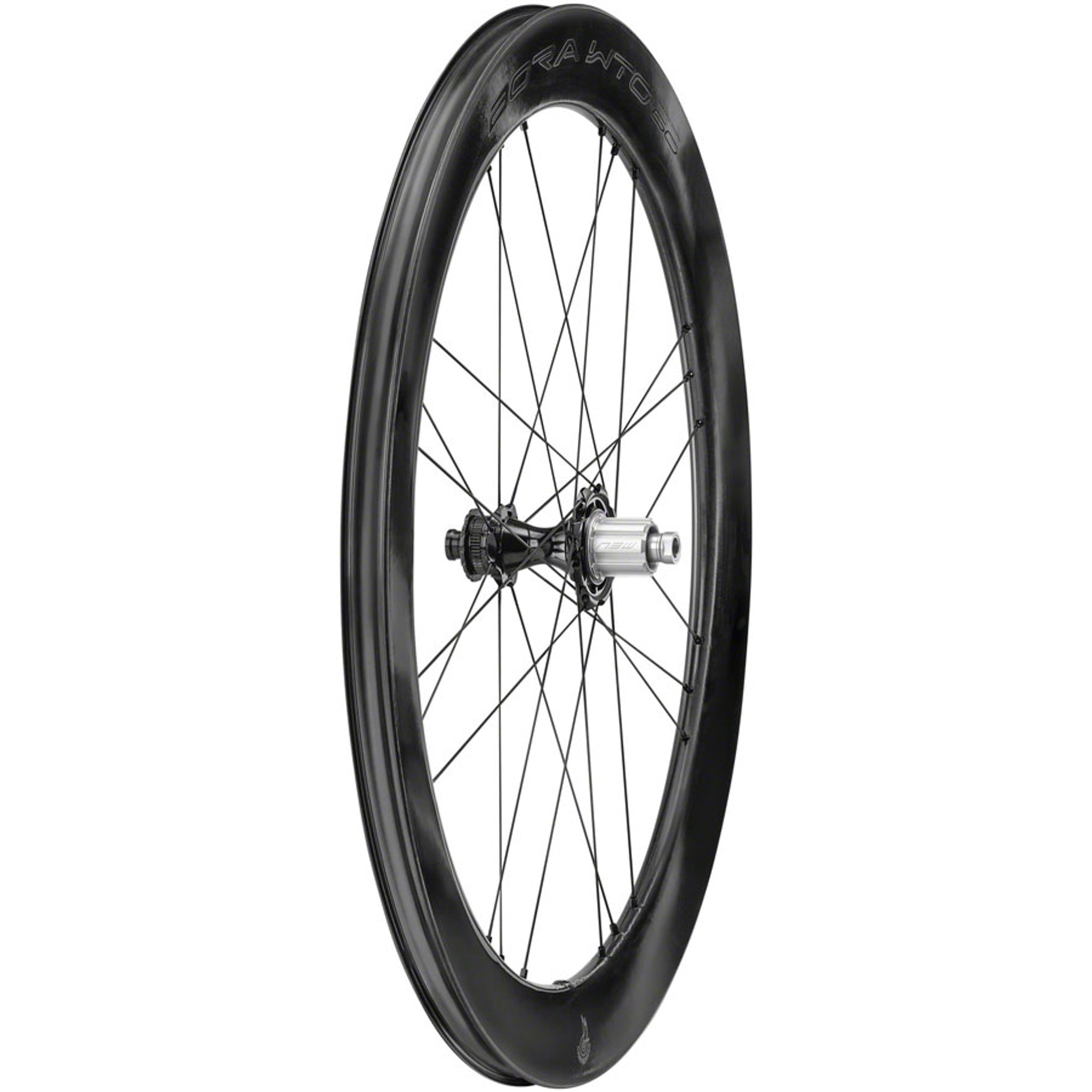 Campagnolo BORA WTO 60 C23 Rear Wheel - 700, 12 x 142mm, Center-Lock, N3W, 2-Way Fit, Carbon