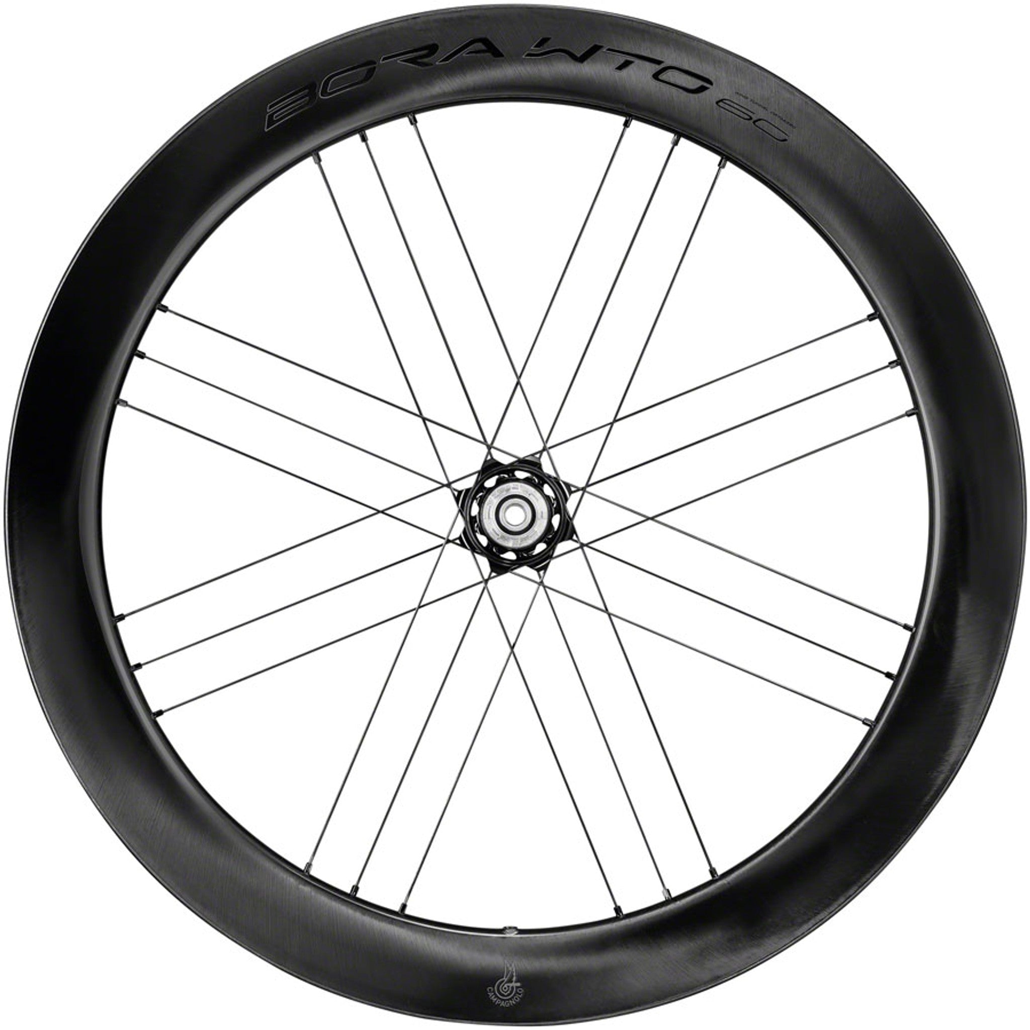 Campagnolo BORA WTO 60 C23 Rear Wheel - 700, 12 x 142mm, Center-Lock, N3W, 2-Way Fit, Carbon
