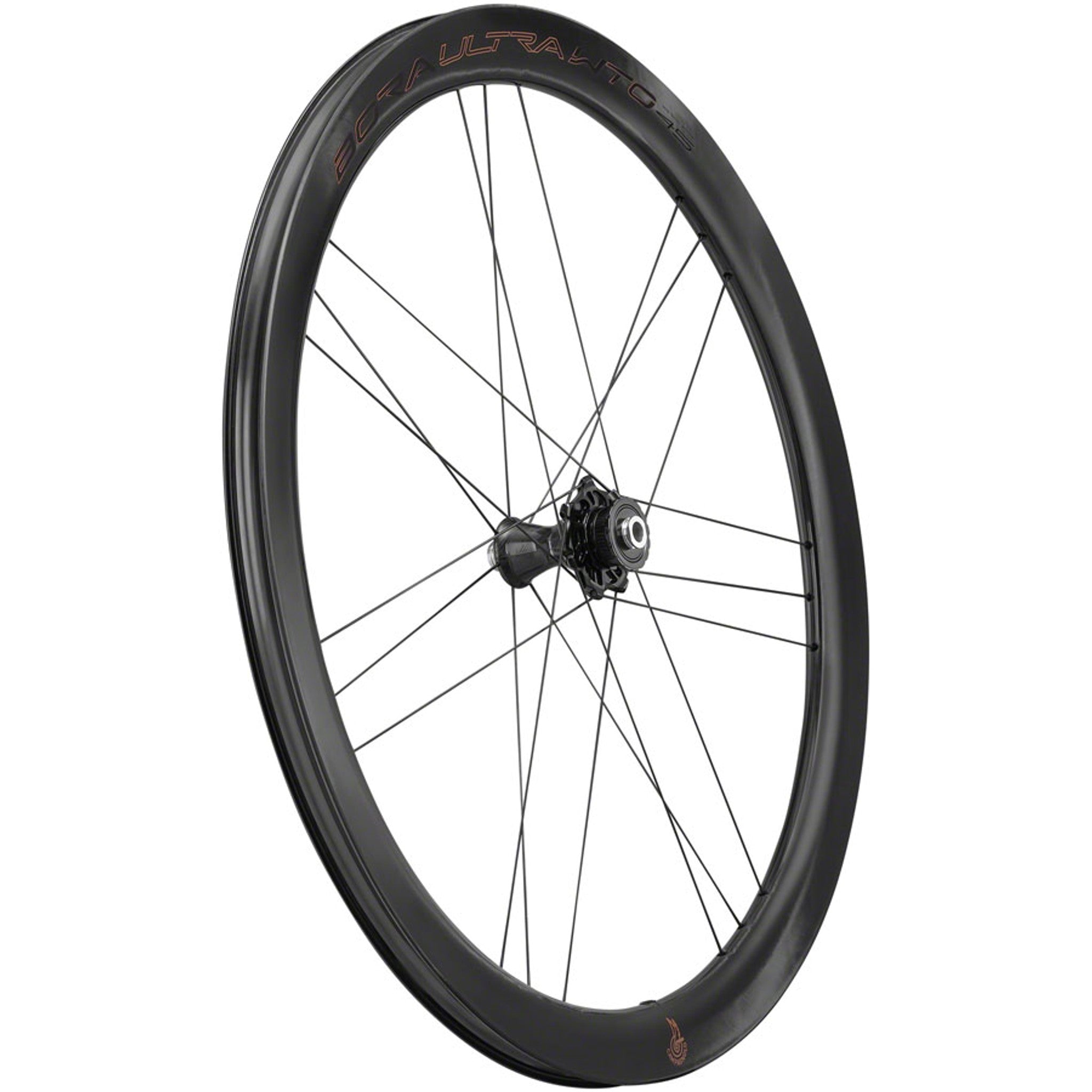 Campagnolo Bora Ultra WTO 45 C23 Front Wheel - 700c, 12 x 100mm, Center-Lock, 2-Way Fit, Carbon