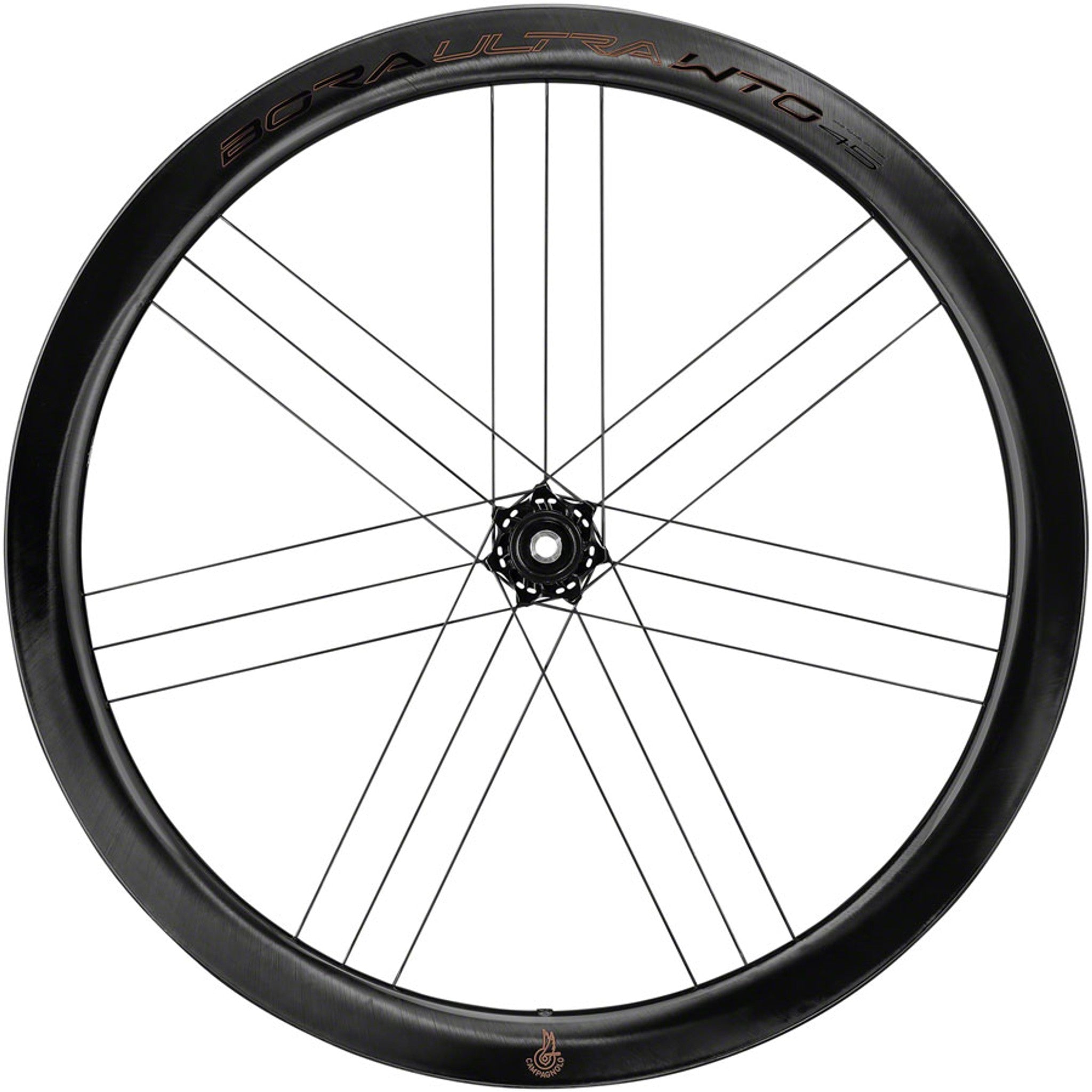 Campagnolo Bora Ultra WTO 45 C23 Front Wheel - 700c, 12 x 100mm, Center-Lock, 2-Way Fit, Carbon