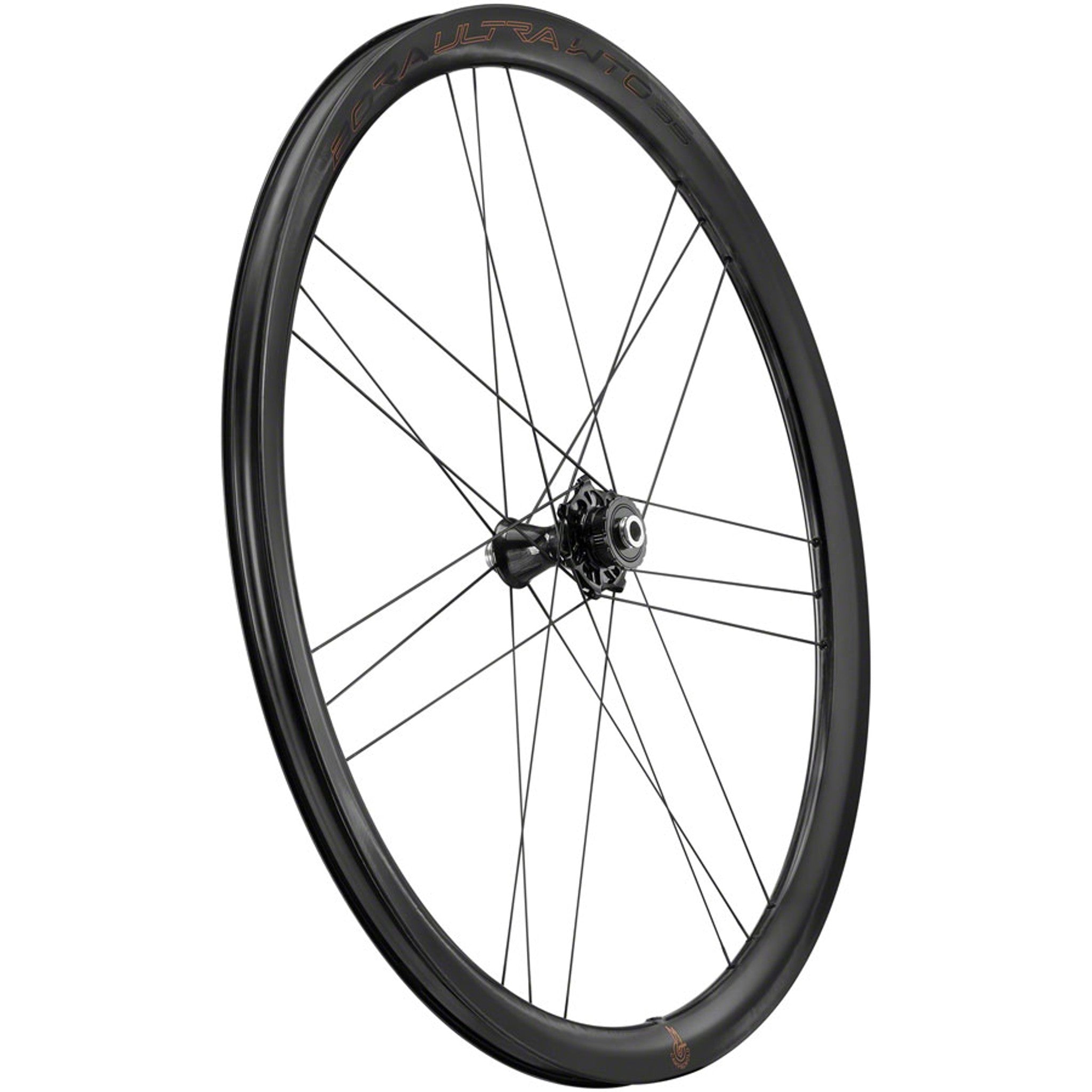 Campagnolo Bora Ultra WTO 35 C23 Front Wheel - 700c, 12 x 100mm, Center-Lock, 2-Way Fit, Carbon