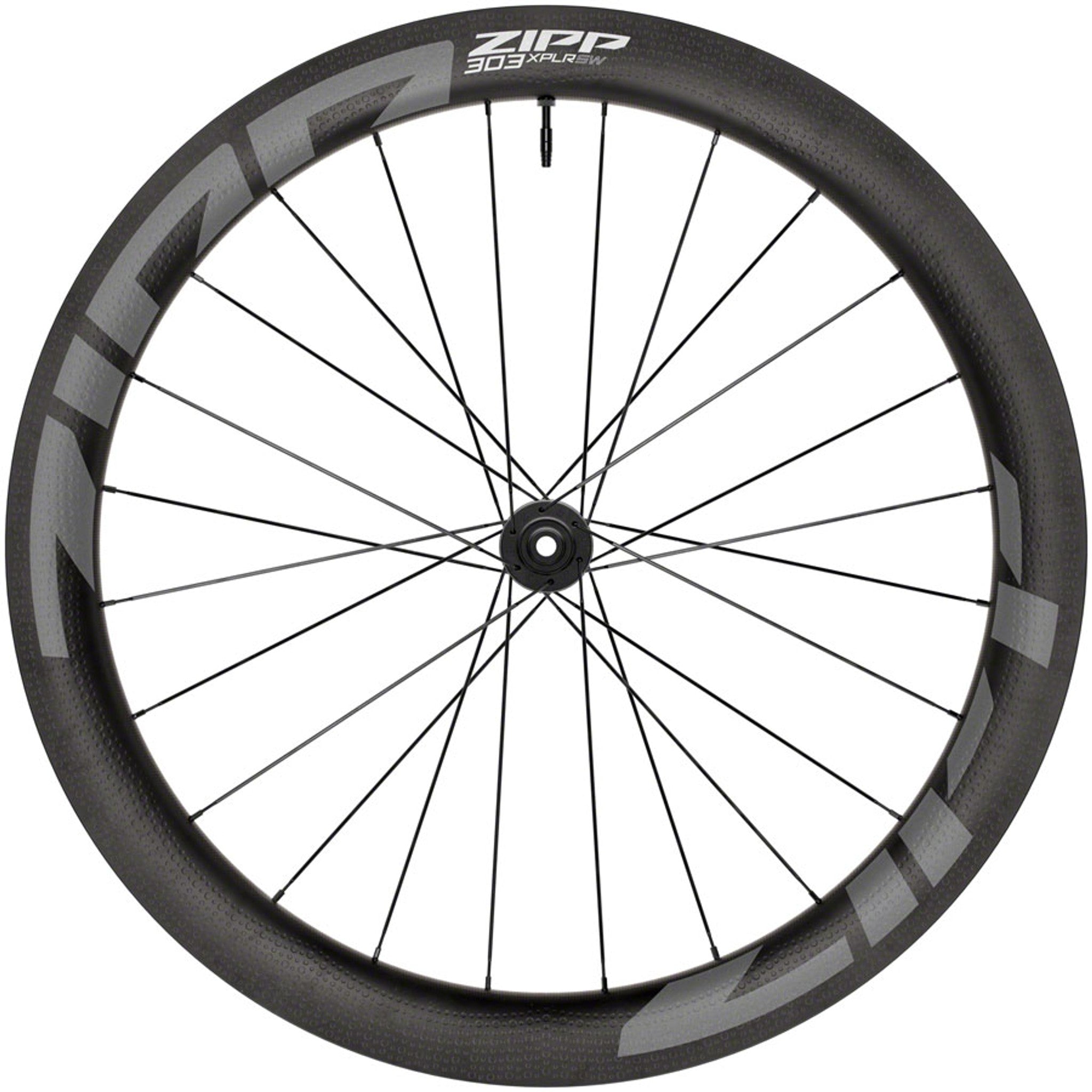 303 XPLR SW Front Wheel - 700, 12 x 100mm, Center-Lock, Carbon, Black, 24H, A1