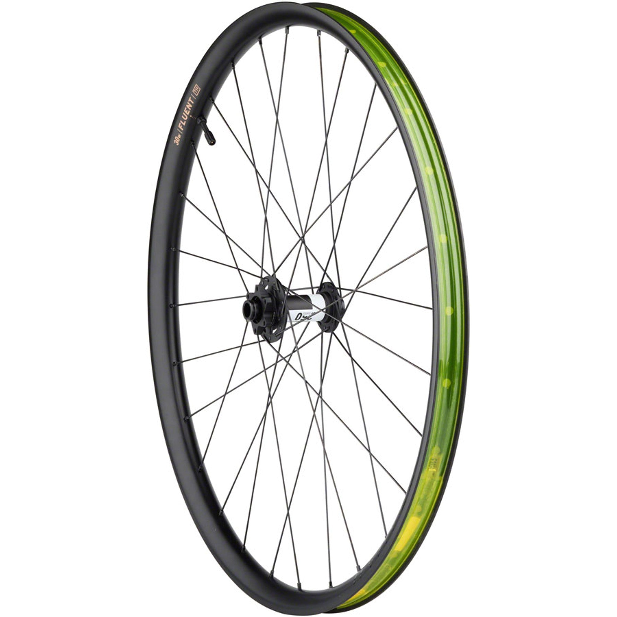Teravail Fluent Mountain Front Wheel - 29", 15 x 110mm Boost, 6-Bolt, Carbon, DT350, 28H