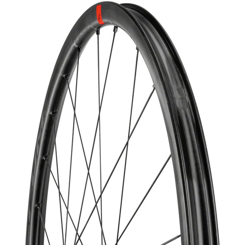 Speed 25 DB Front Wheel - 700c, 12 x 100mm, Center-Lock Disc, Black