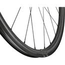 Rapid Red Carbon Front Wheel - 700c, 12 x 100mm, Center-Lock Disc, Black