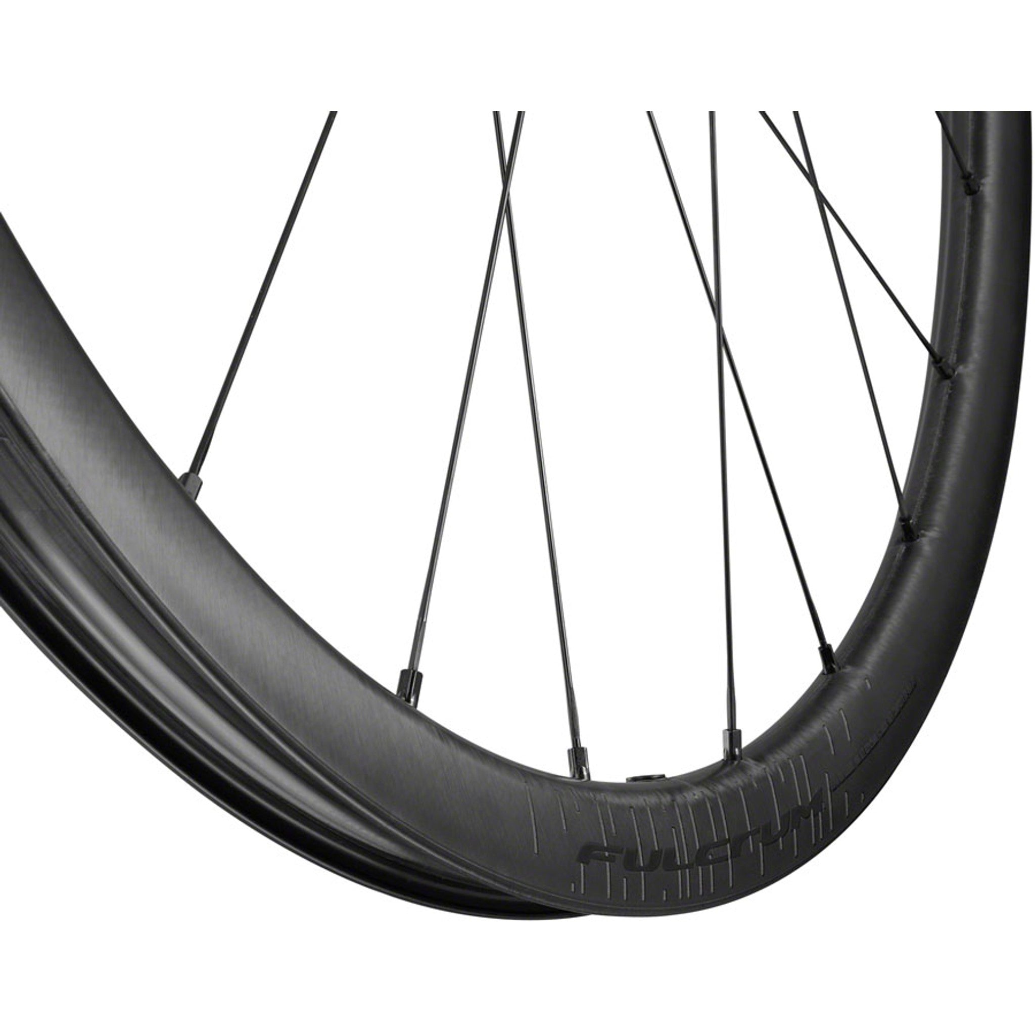 Rapid Red Carbon Front Wheel - 700c, 12 x 100mm, Center-Lock Disc, Black