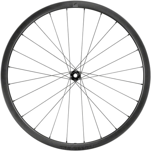 Rapid Red Carbon Front Wheel - 700c, 12 x 100mm, Center-Lock Disc, Black