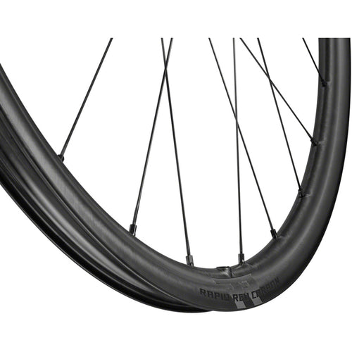 Rapid Red Carbon Rear Wheel