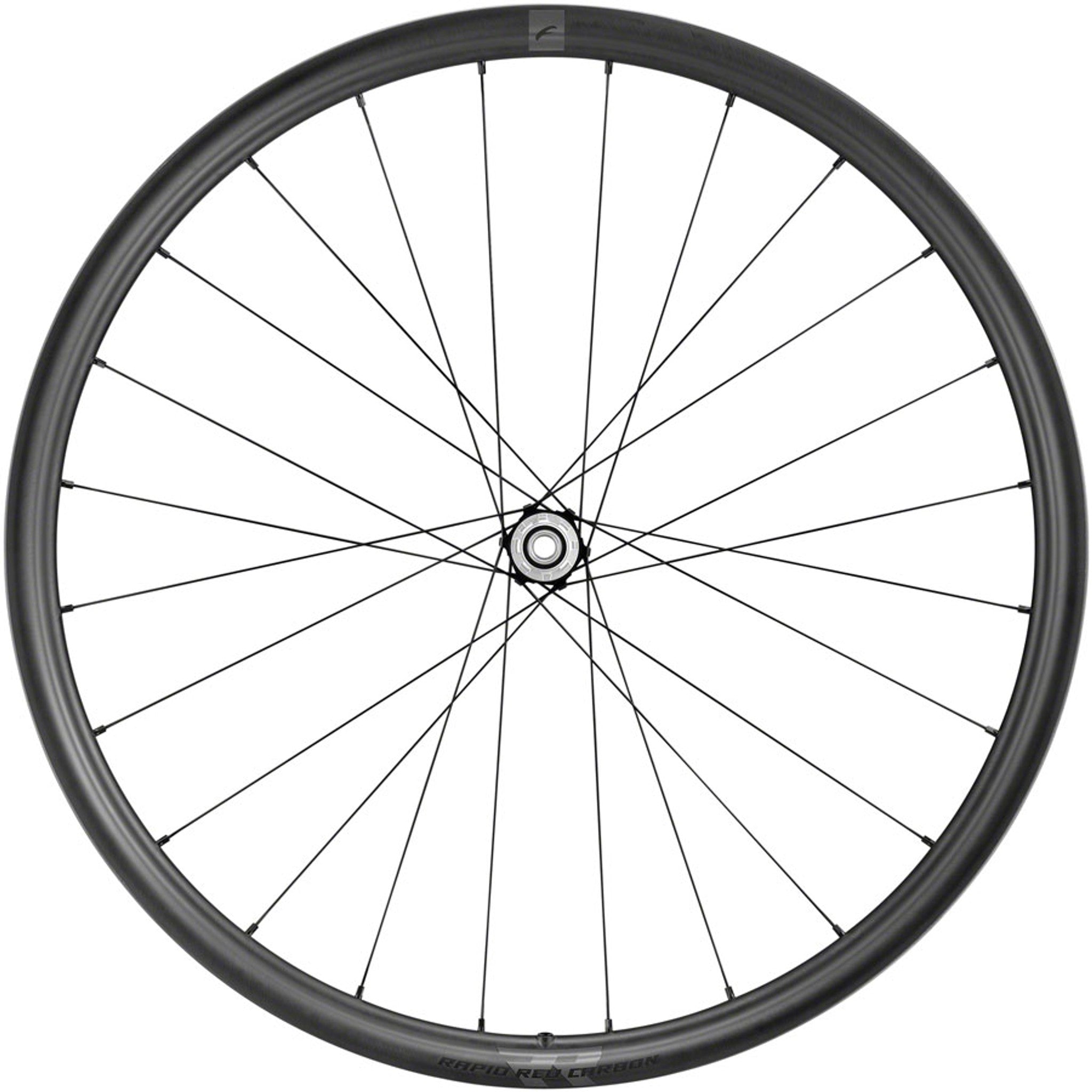 Rapid Red Carbon Rear Wheel