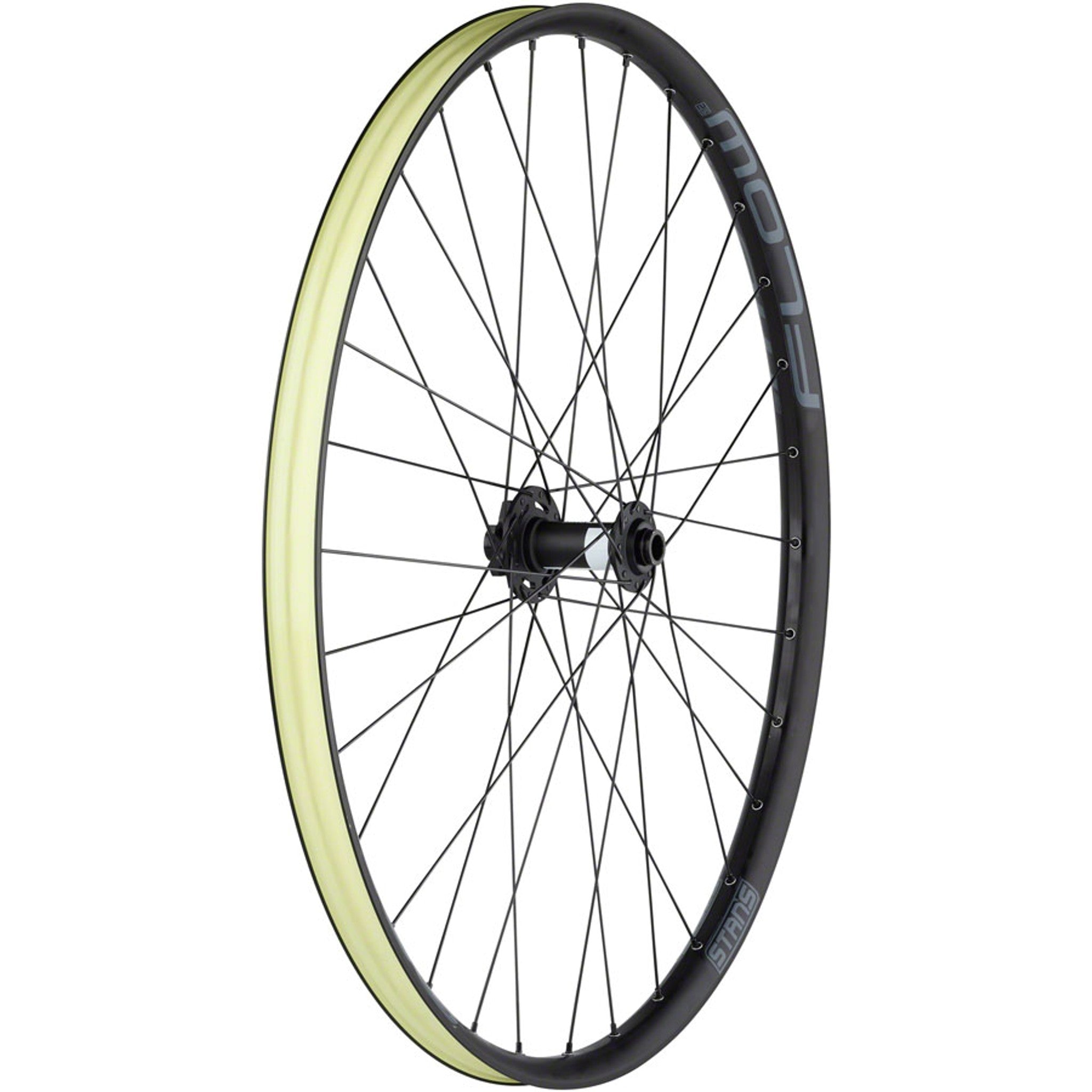 DT 350 / Stans Flow S2 Front Wheel - 29", 15 x 110mm, 6-Bolt, Black, 32H