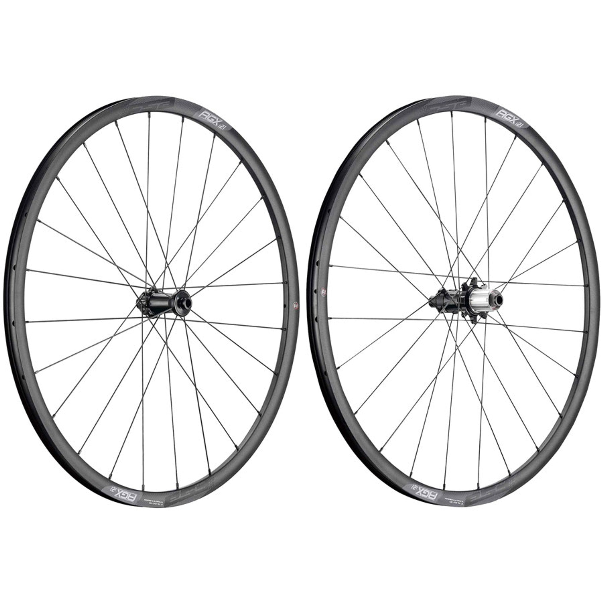 FSA NS AGX i21 Wheelset, 700c, 24H, Disc Brake, TA12, HG11