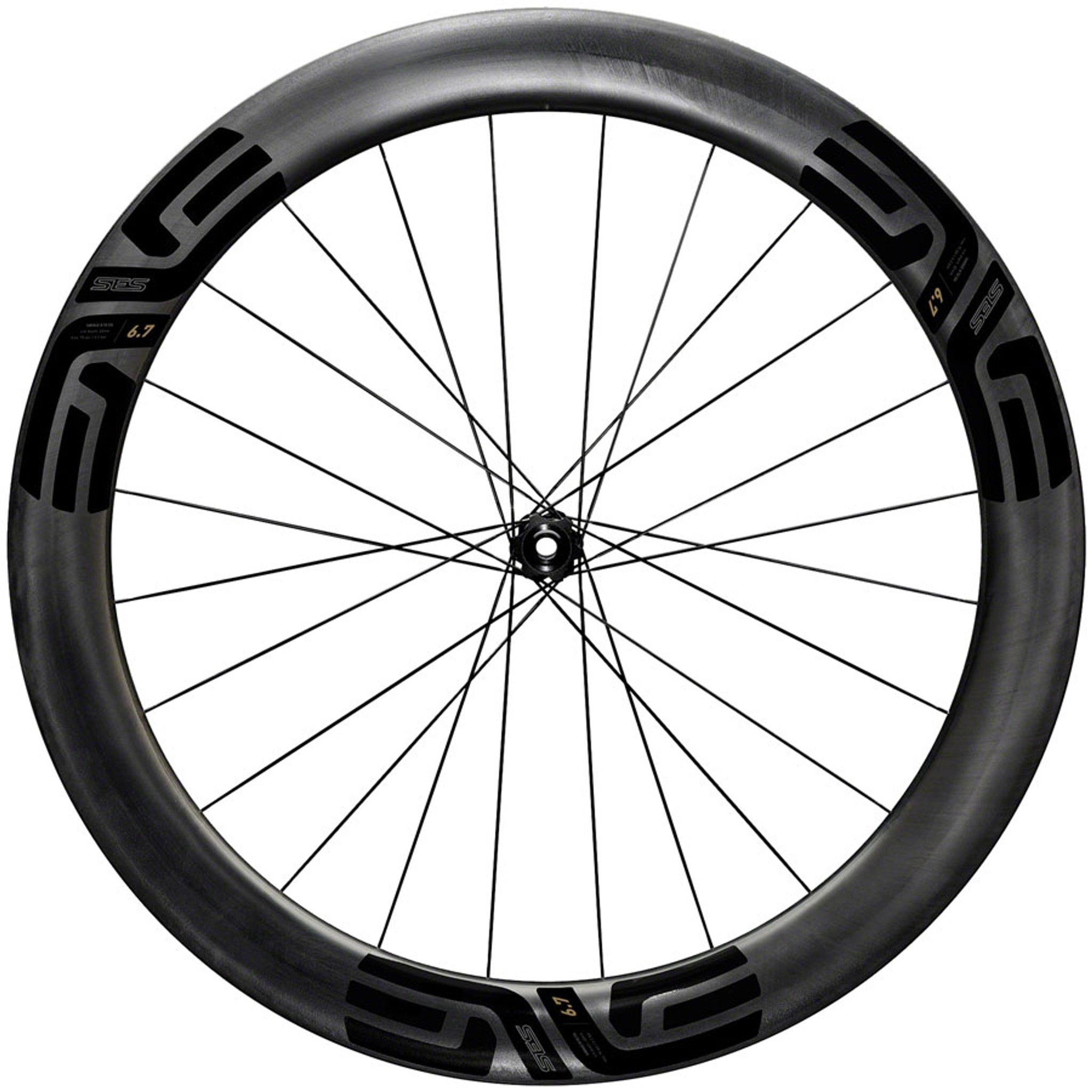 ENVE Composites SES 6.7 Front Wheel - 700, 12 x 100, Center-Lock, Black