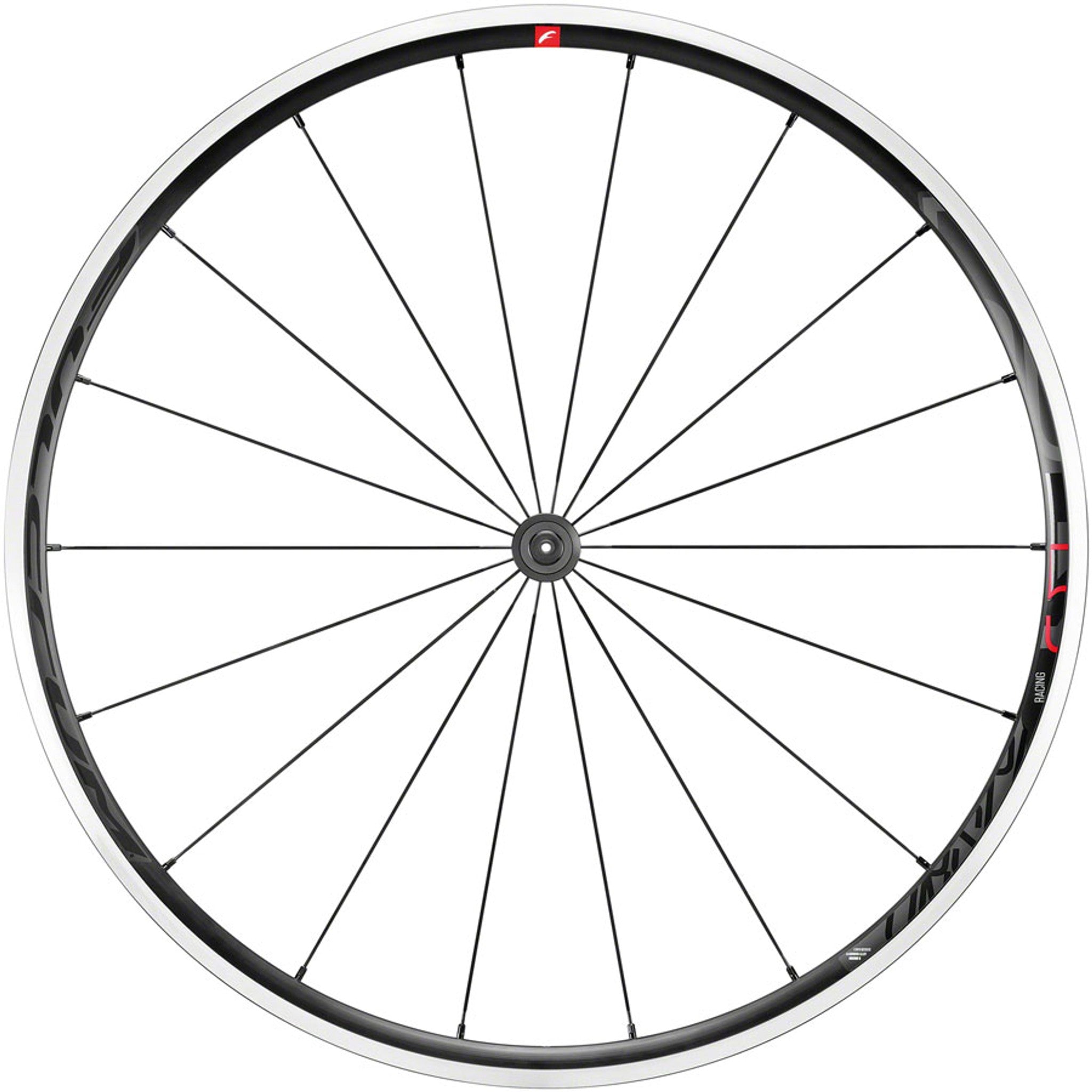 Fulcrum Racing 5 Wheelset - 700, QR x 100/130mm, Rim Brake, HG 11, Black, Clincher
