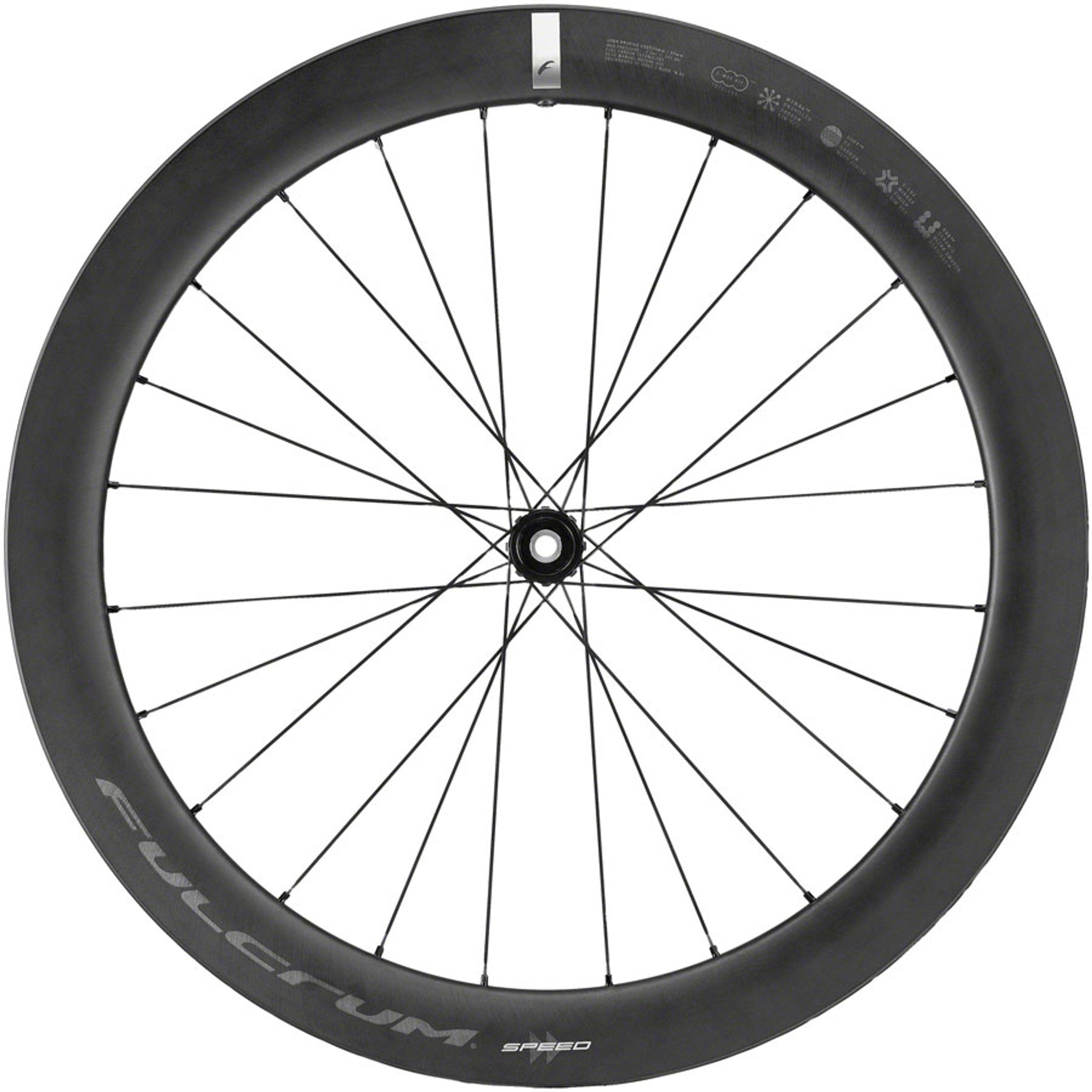 Speed 57 Front Wheel - 700, 12 x 100mm, CenterLock, Black