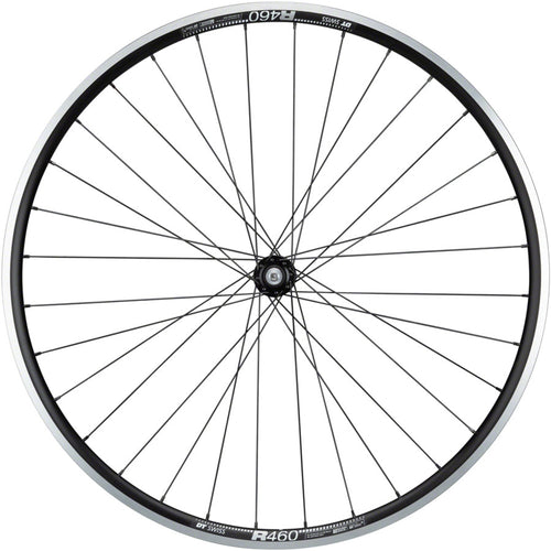 105/R460 Front Wheel - 700, QR x 100mm, Rim Brake, Black, Clincher, 32H