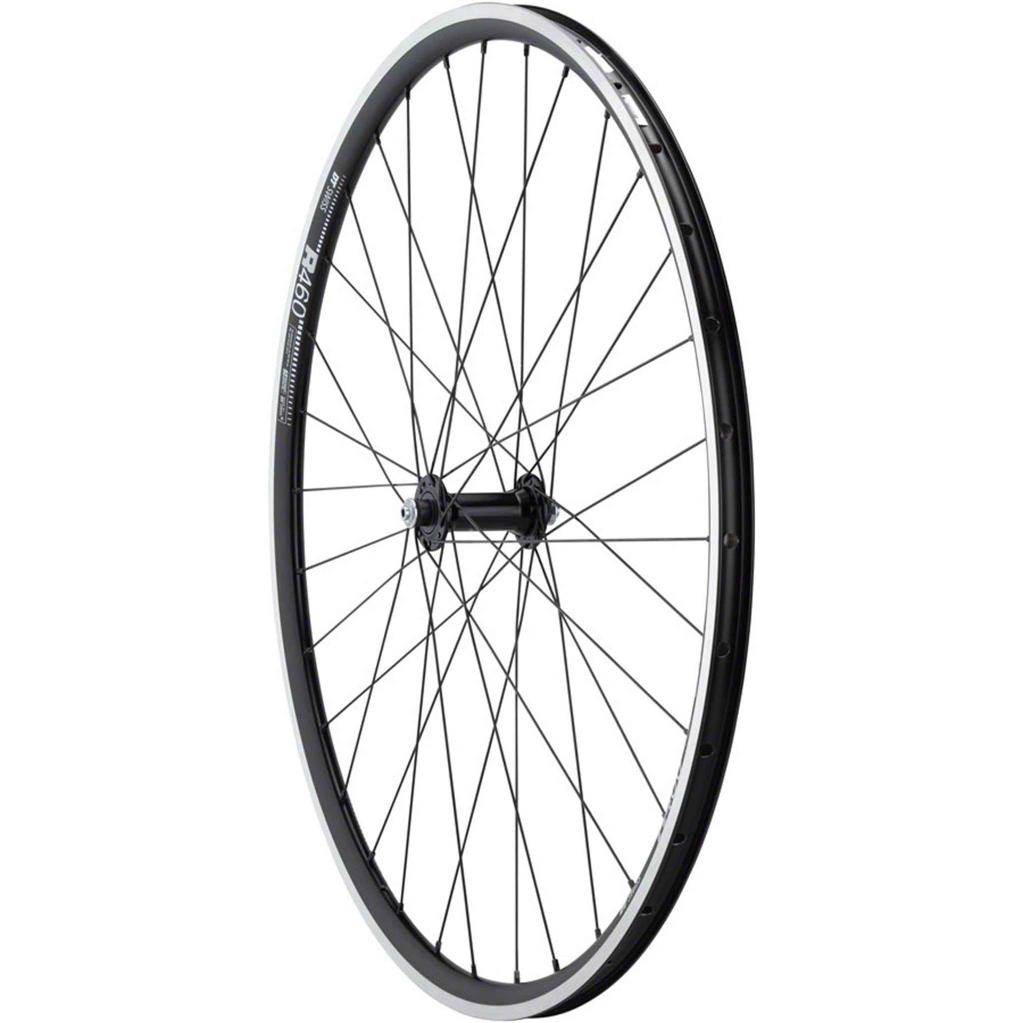 105/R460 Front Wheel - 700, QR x 100mm, Rim Brake, Black, Clincher, 32H