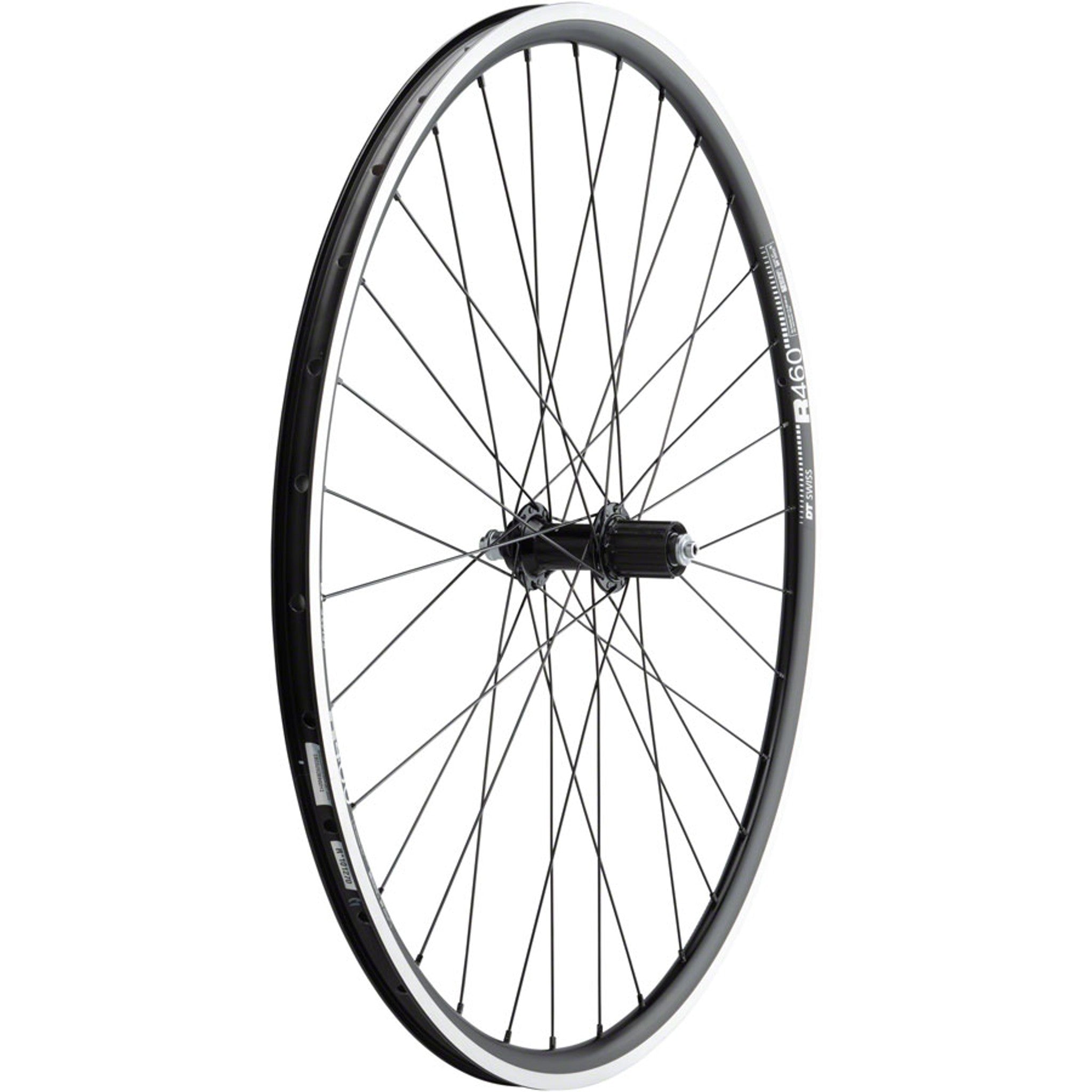 105/R460 Rear Wheel - 700, QR x 130mm, Rim Brake, HG 11 Road, Black, Clincher, 32H