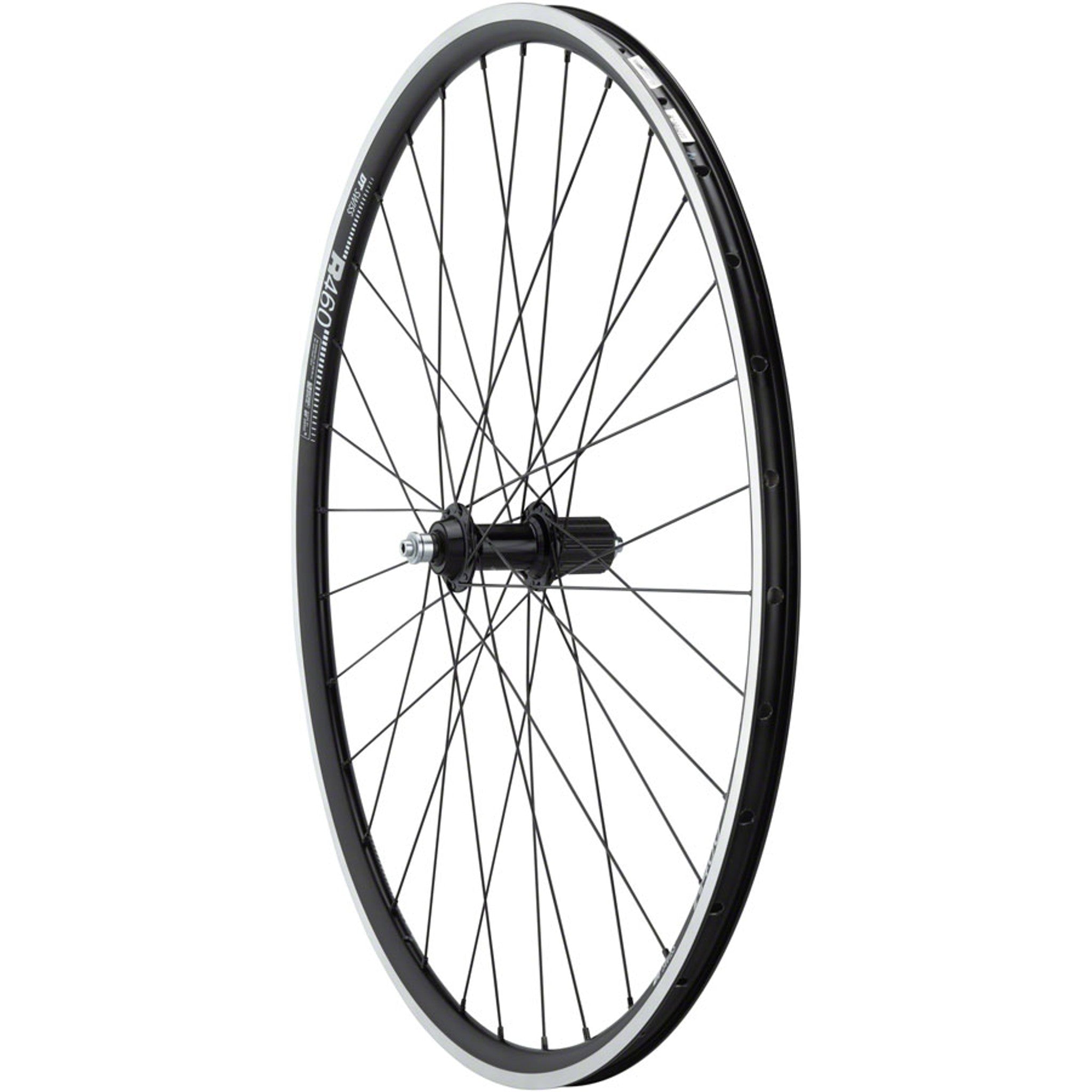 105/R460 Rear Wheel - 700, QR x 130mm, Rim Brake, HG 11 Road, Black, Clincher, 32H