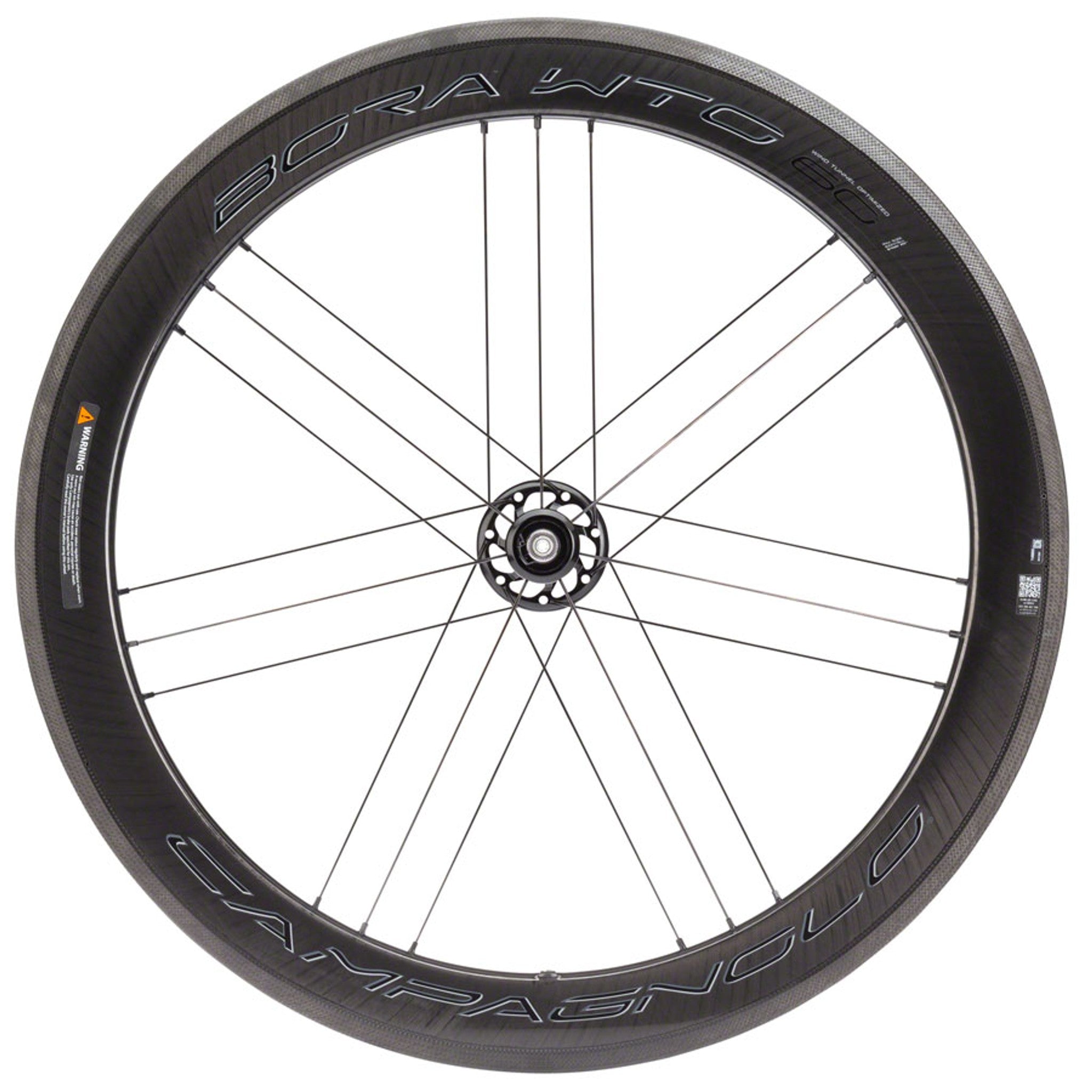 BORA WTO 60 Rear Wheel - 700, QR x 130mm, Rim Brake, 2-Way Fit, Dark Label