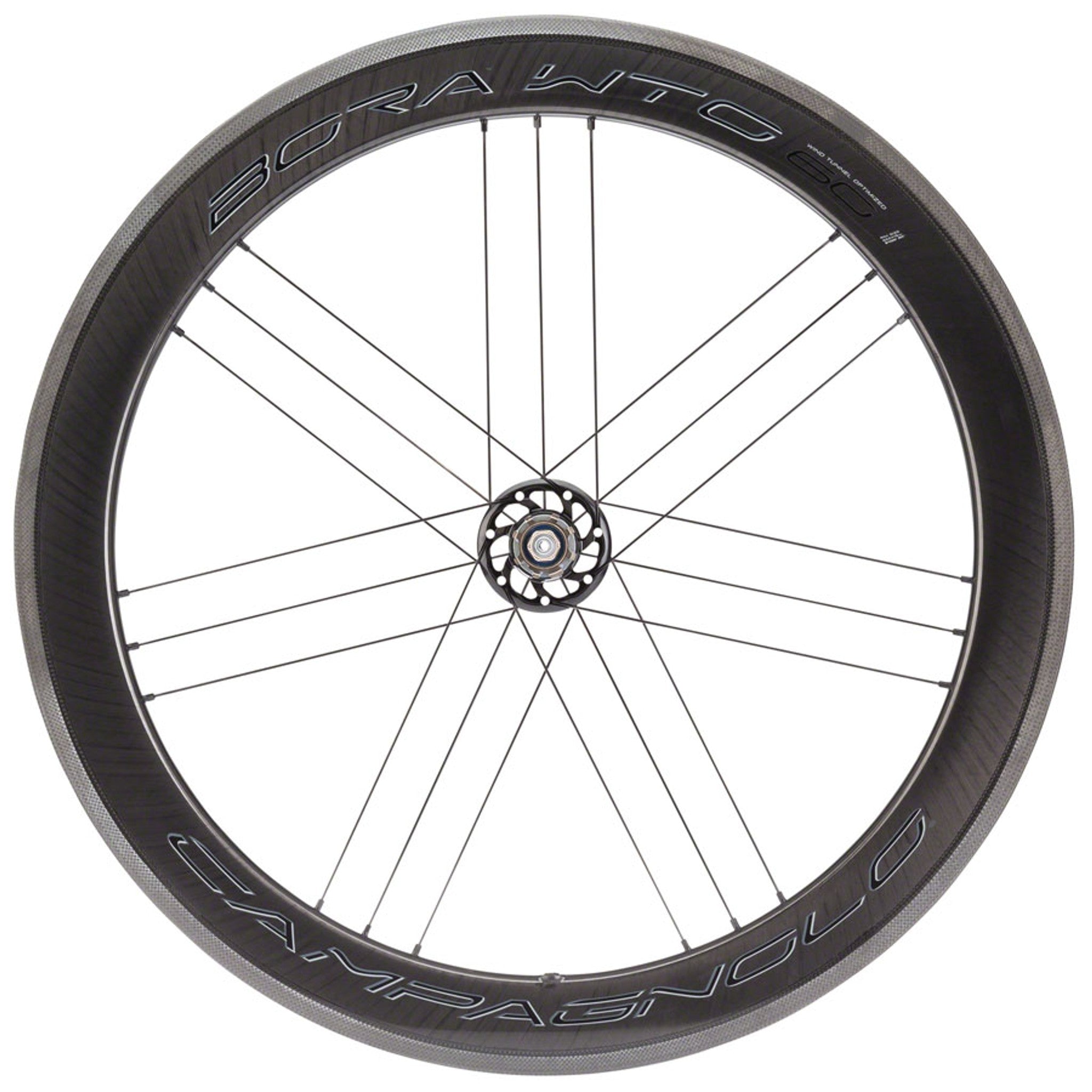 BORA WTO 60 Rear Wheel - 700, QR x 130mm, Rim Brake, 2-Way Fit, Dark Label