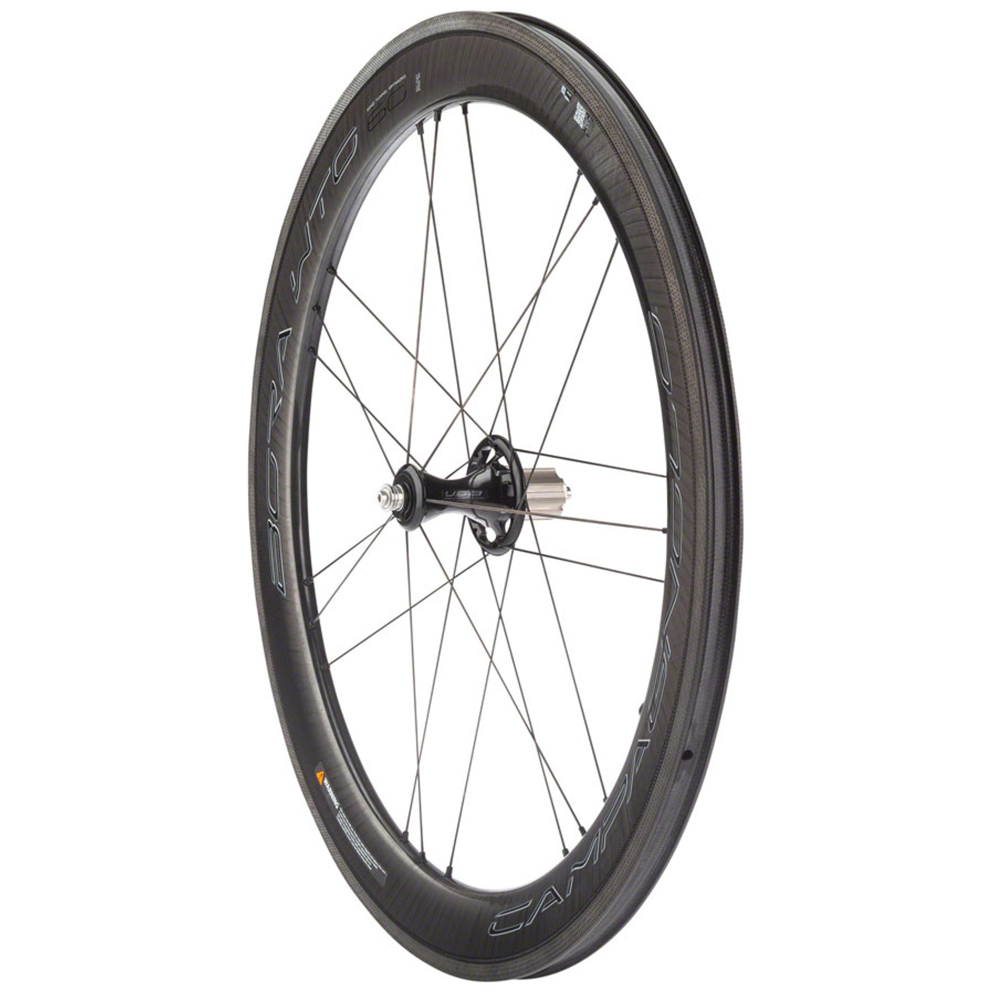 BORA WTO 60 Rear Wheel - 700, QR x 130mm, Rim Brake, 2-Way Fit, Dark Label
